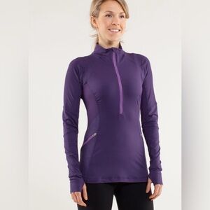 Lululemon Run: Wild 1/2 Zip
Concord Grape size 8 (ptp 17”)